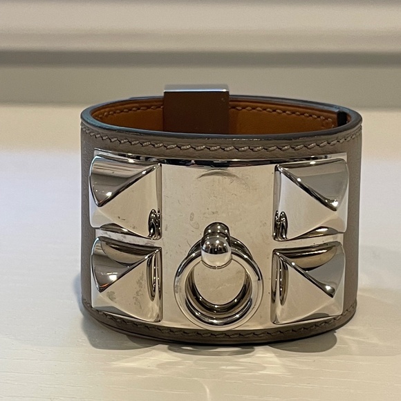 Hermes Jewelry - Hermès Collier de Chien Gris Asphalte